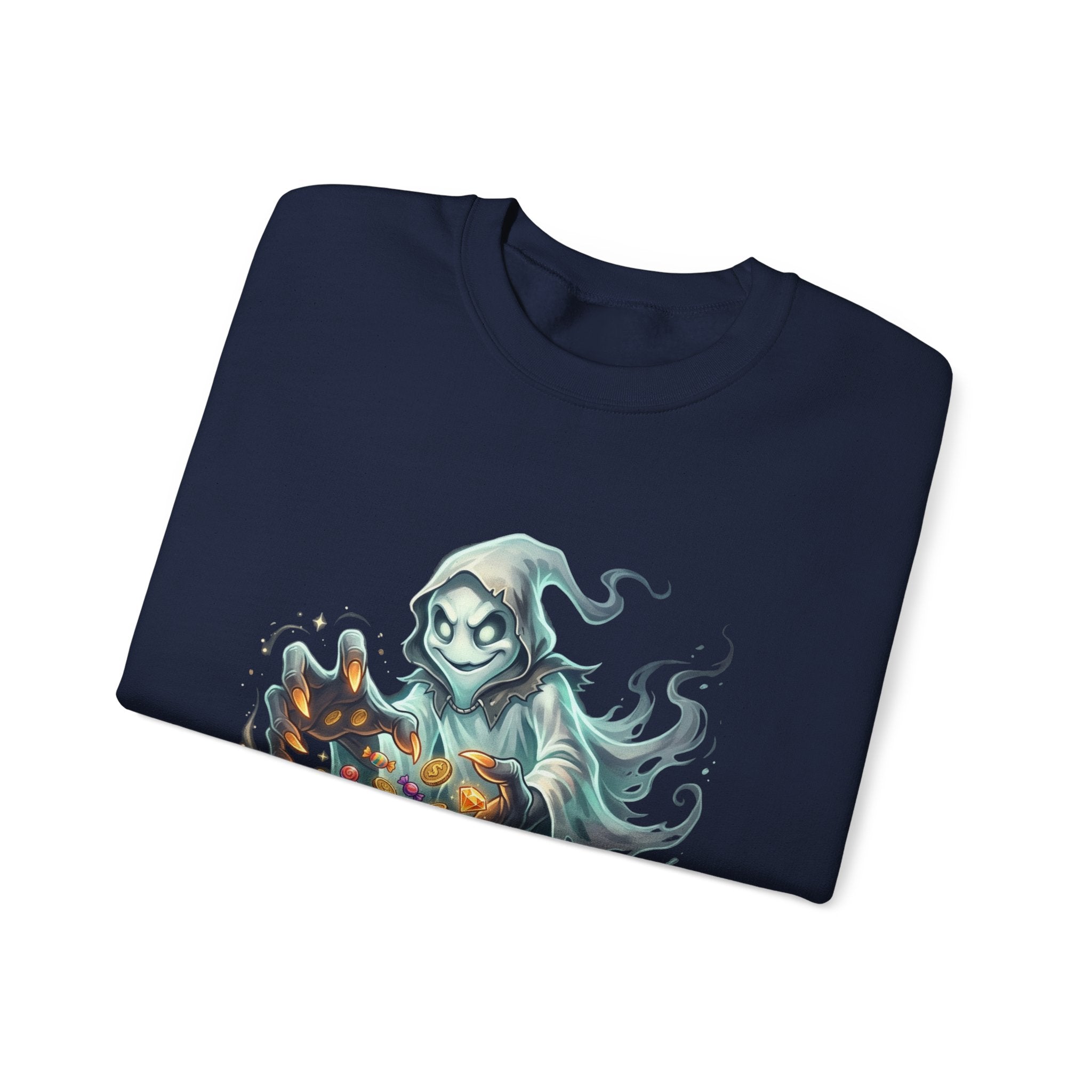 Treasure Ghost Halloween Crewneck Sweatshirt