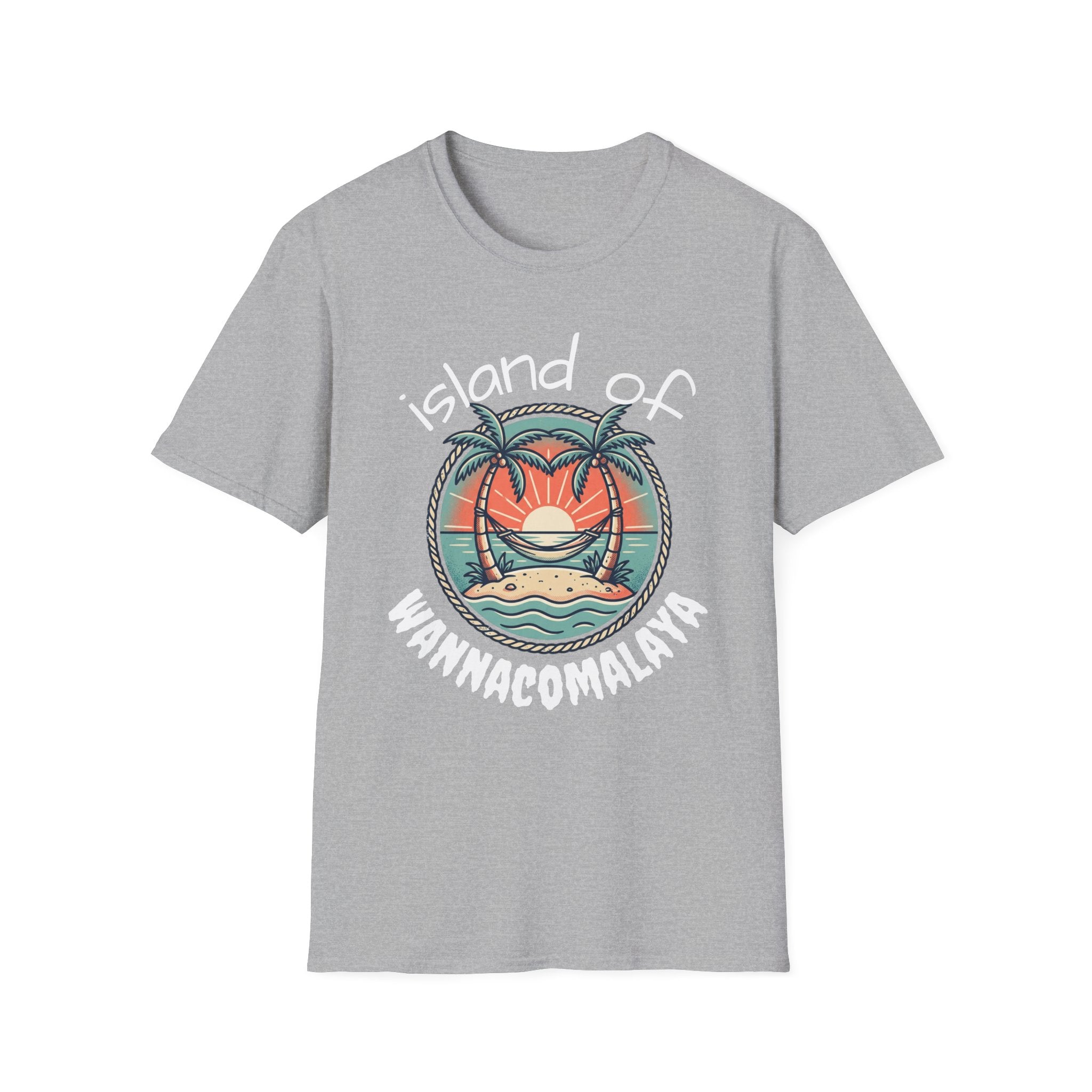 Island of Wannacomalaya Unisex Softstyle T-Shirt