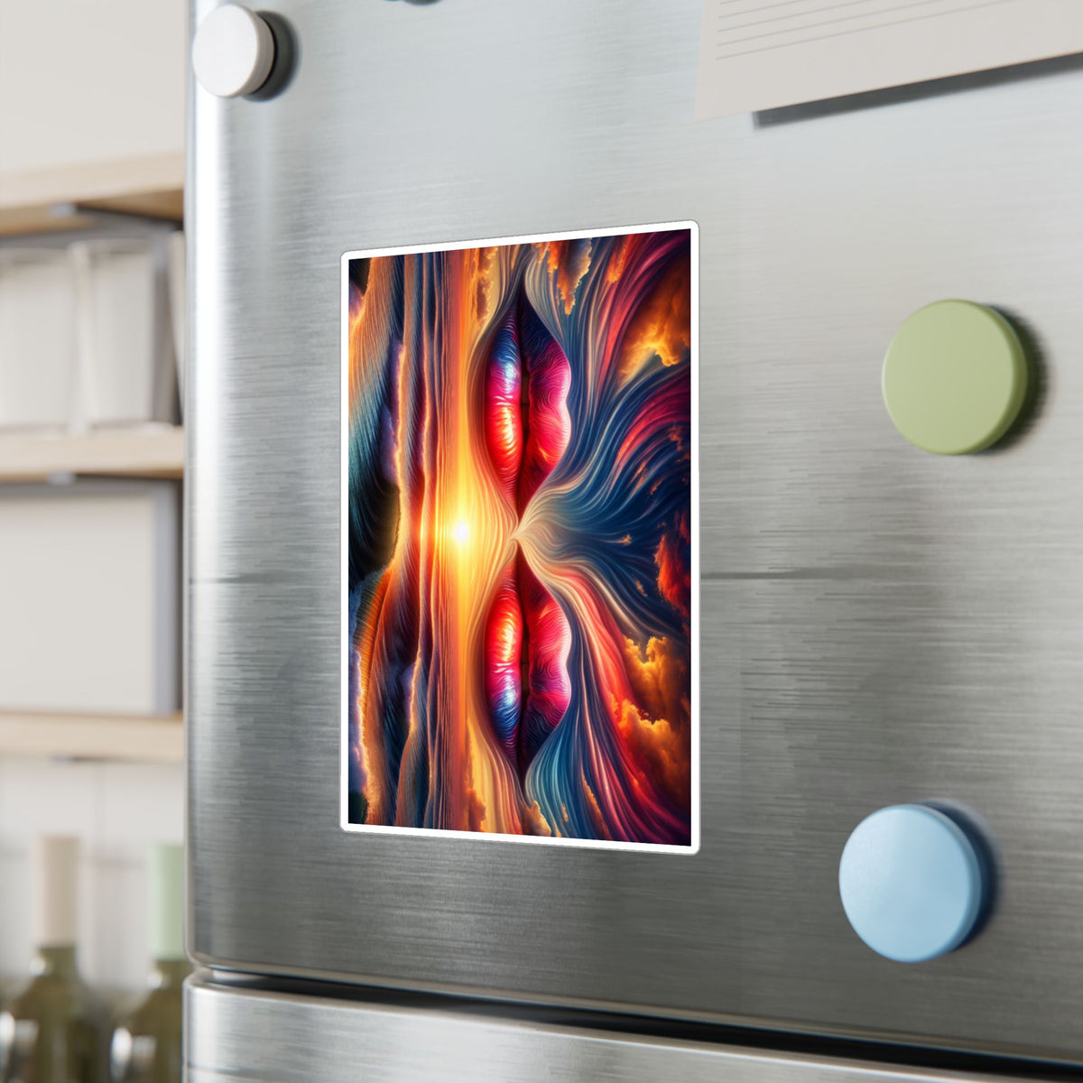 Surreal Sunset Eyes Kiss-Cut Vinyl Decal