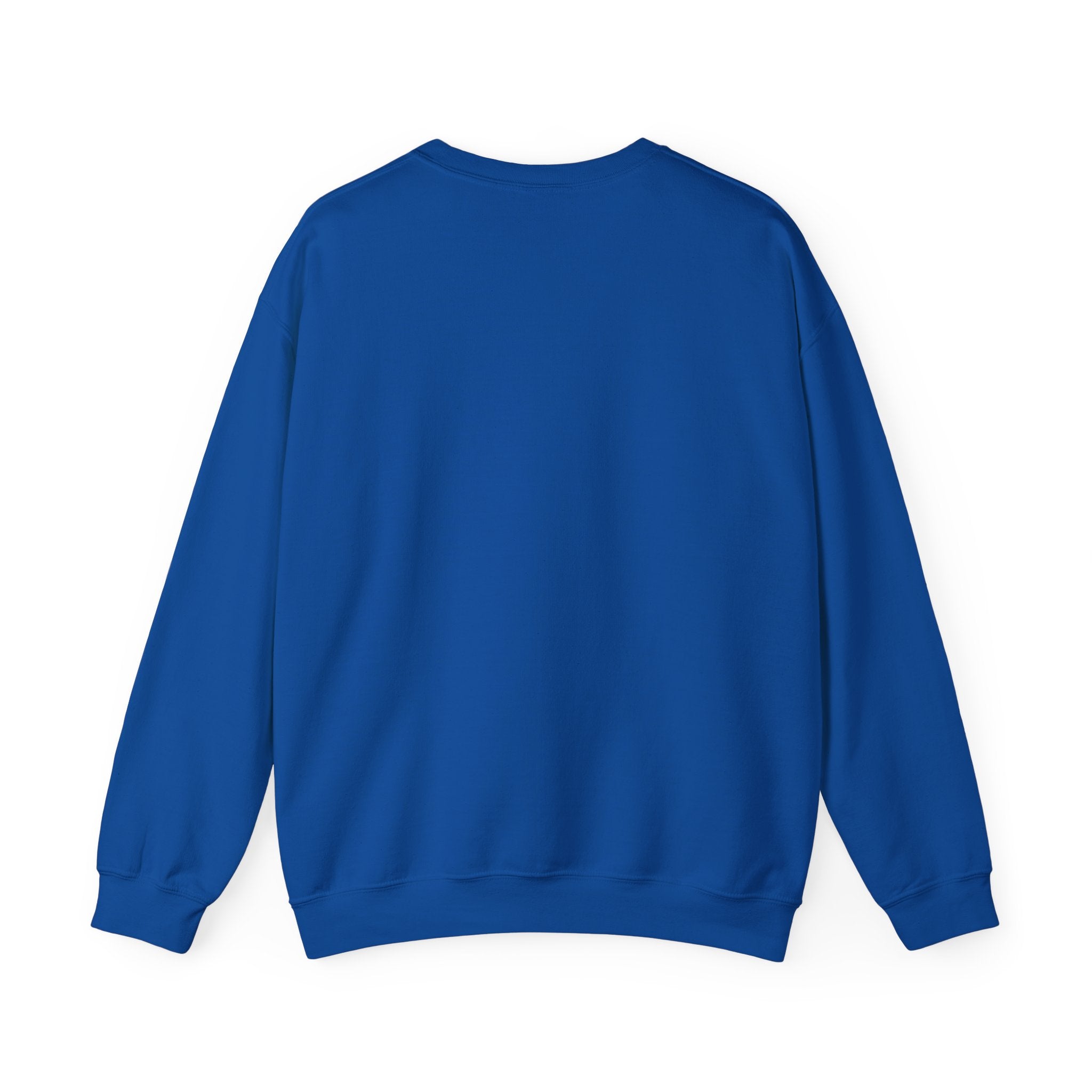 Treasure Ghost Halloween Crewneck Sweatshirt — Hooded Specter with Glowing Candy