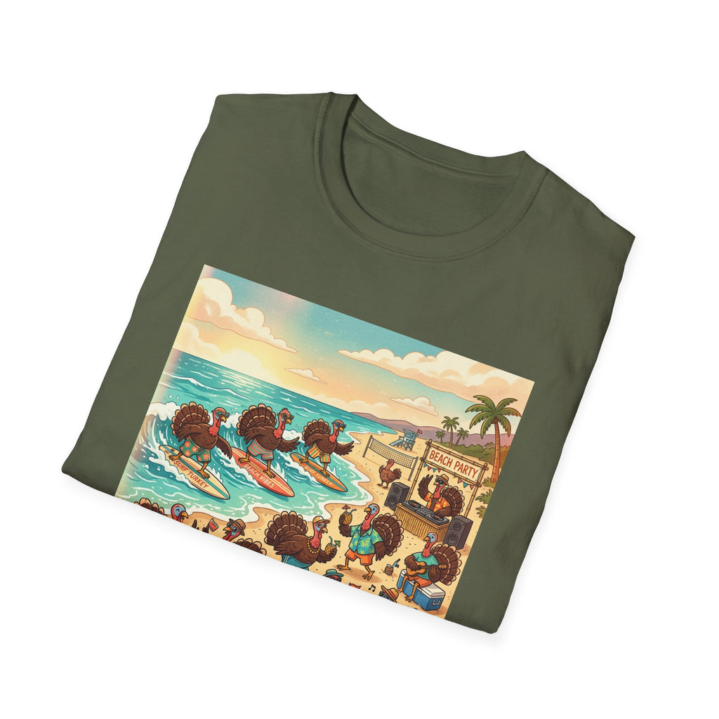 Tropical Beach Party T-Shirt – Colorful Summer Vacation Design