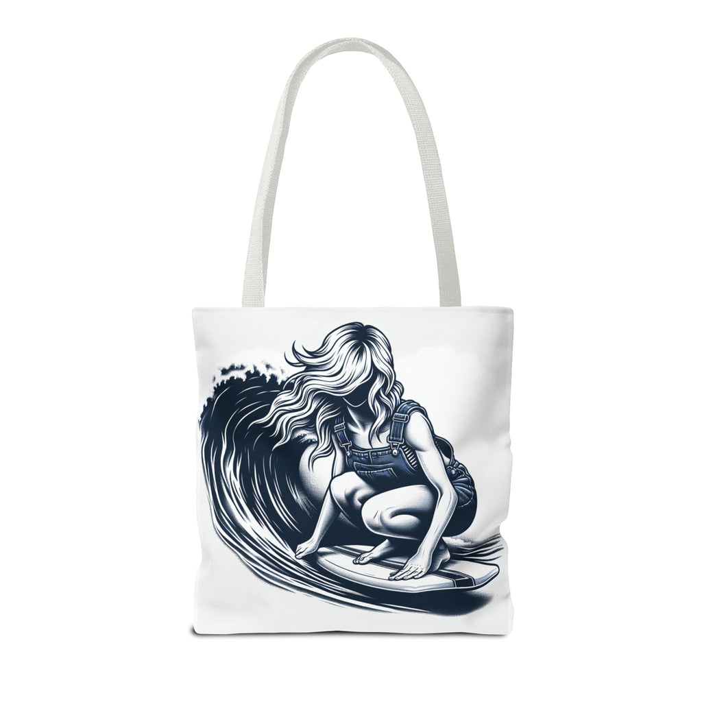 Female Surfer Tote Bag (AOP)
