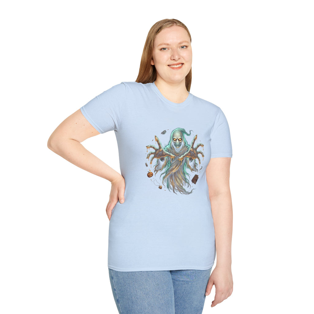 Hooded Specter Halloween Unisex Softstyle T-Shirt