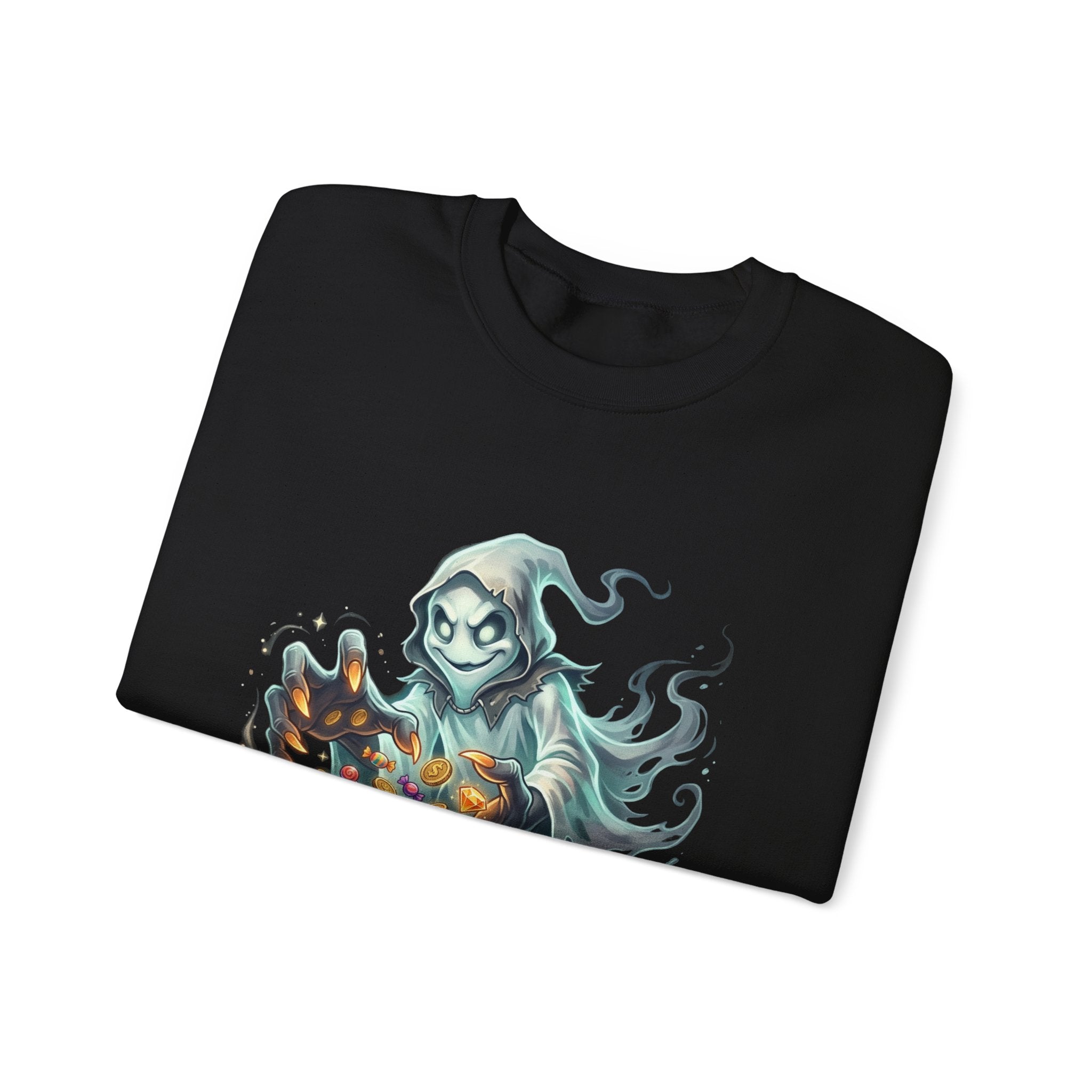 Treasure Ghost Halloween Crewneck Sweatshirt
