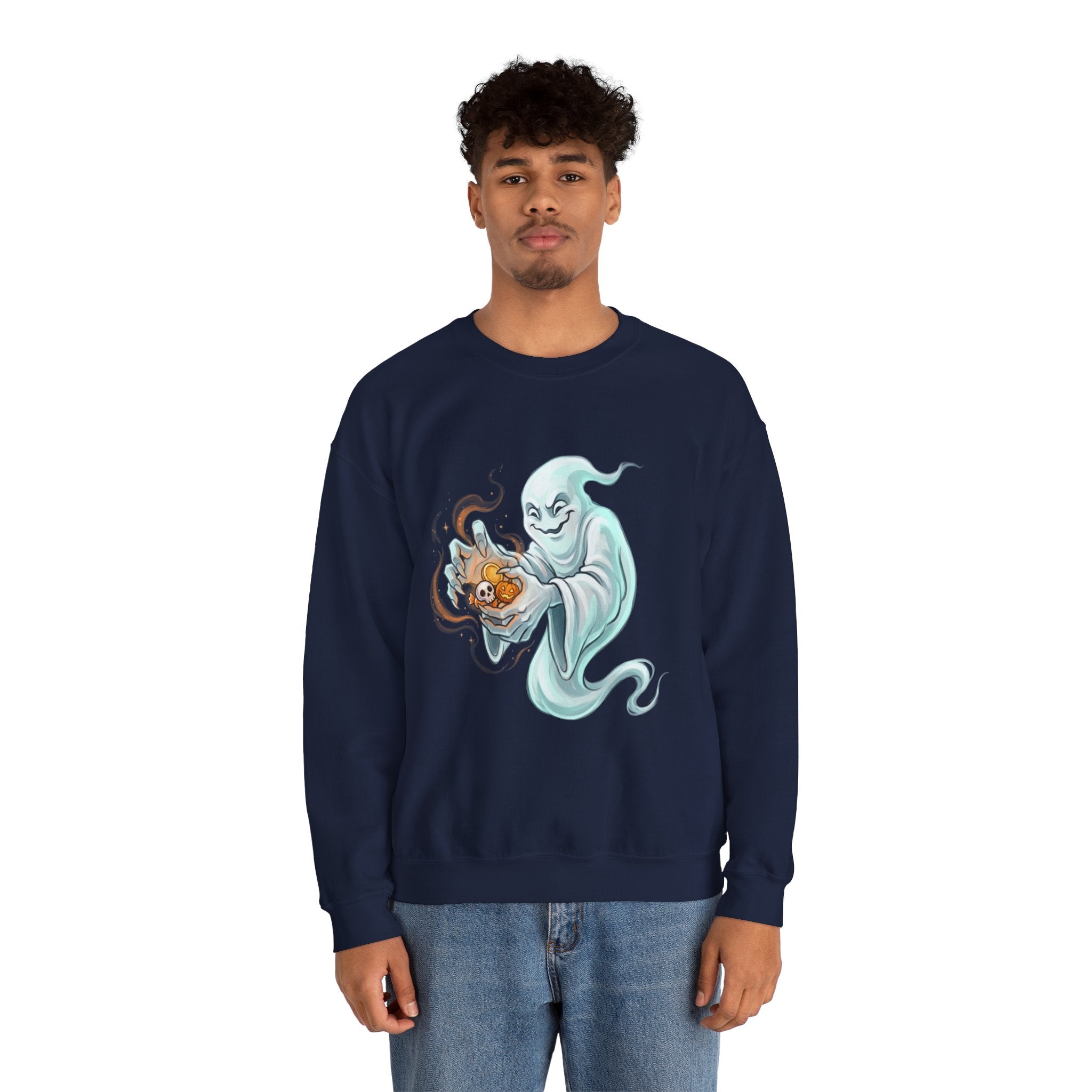 Ghost Portal Halloween Unisex Heavy Blend Crewneck Sweatshirt